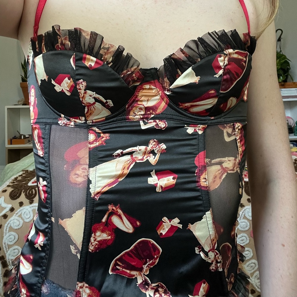vintage victoria’s secret corset top